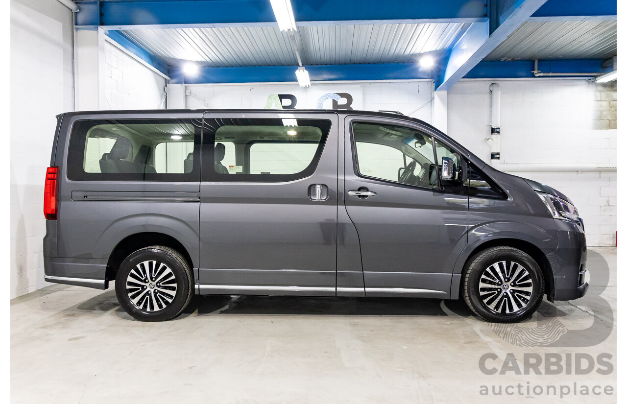 12/2019 Toyota Granvia (RWD) GDH303R 4d Wagon Graphite Metallic Turbo Diesel 2.8L - 6 Seater