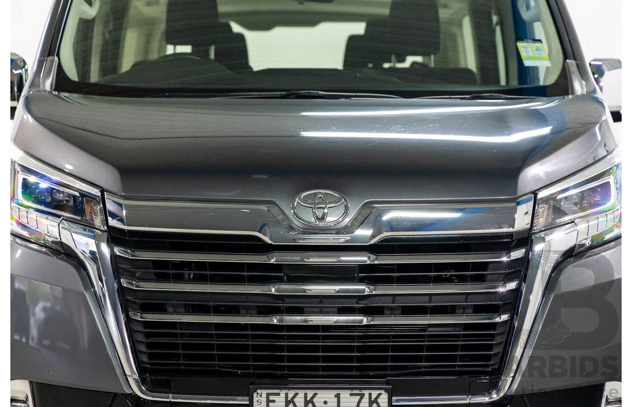 12/2019 Toyota Granvia (RWD) GDH303R 4d Wagon Graphite Metallic Turbo Diesel 2.8L - 6 Seater