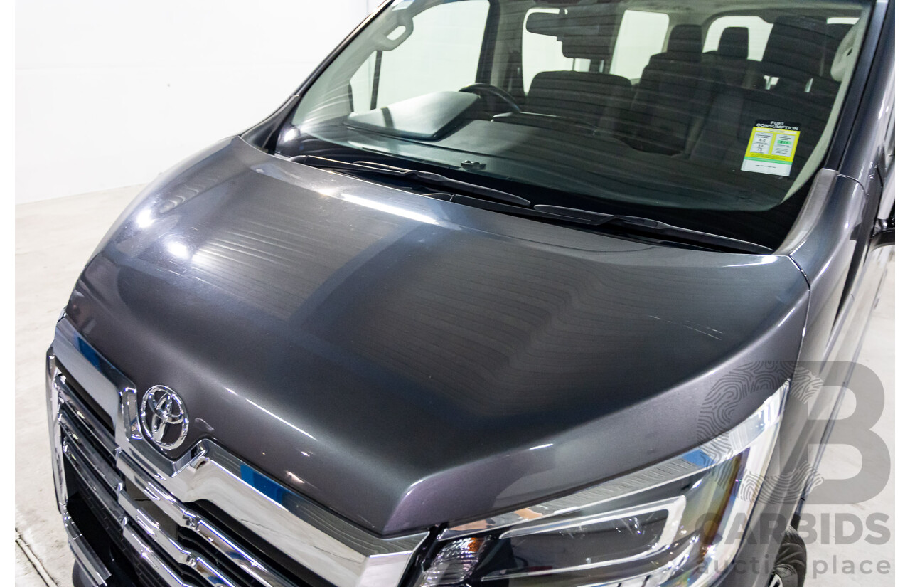 12/2019 Toyota Granvia (RWD) GDH303R 4d Wagon Graphite Metallic Turbo Diesel 2.8L - 6 Seater