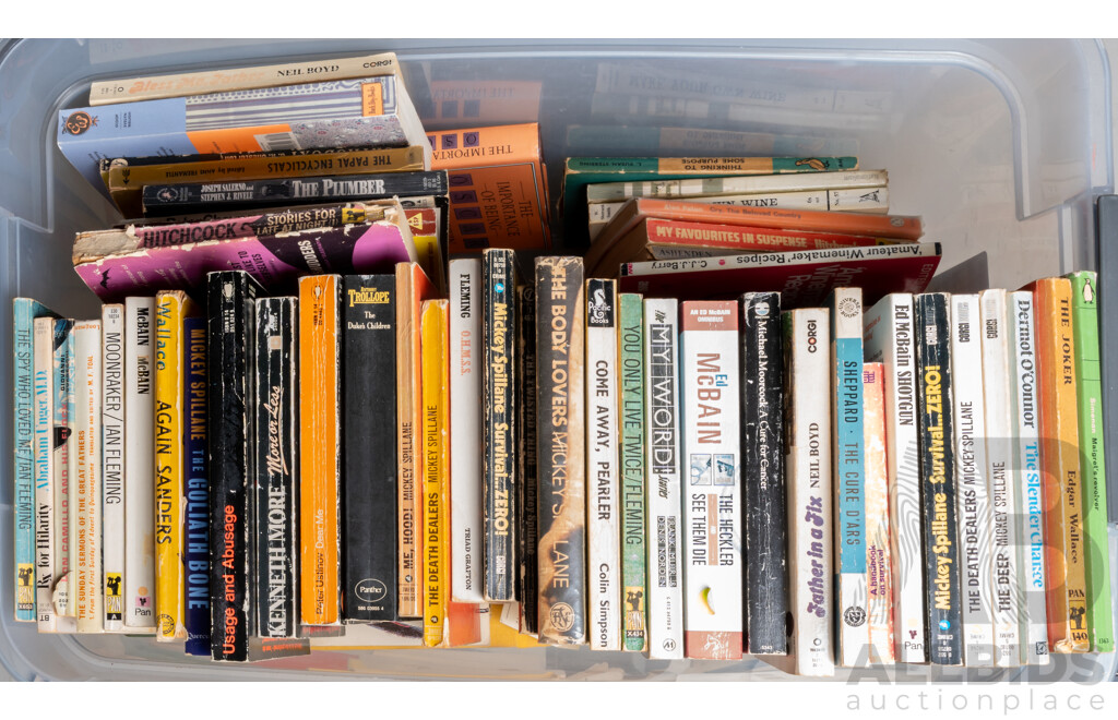 Large Collection Books, Including Literature, Humour, Pulp and Much More, Mix Hardcover and Soft Cover