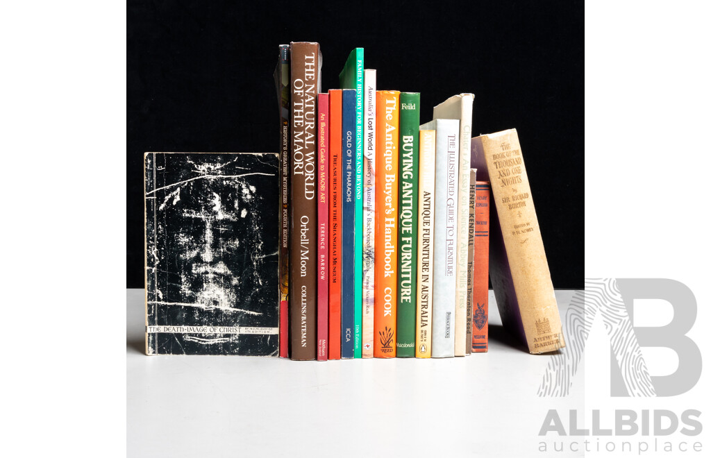 Collection of Books on Mixed Subjects Including Maori Art, Australian Furniture, Family History and More