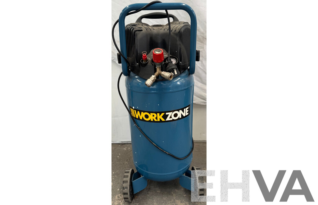 WORKZONE Air Compressor 50L W/ Air Hose