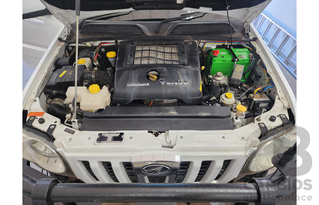7/2013 Mahindra Pik-Up (4x4) S5 11 UPGRADE Double Cab Utility White 2.2L