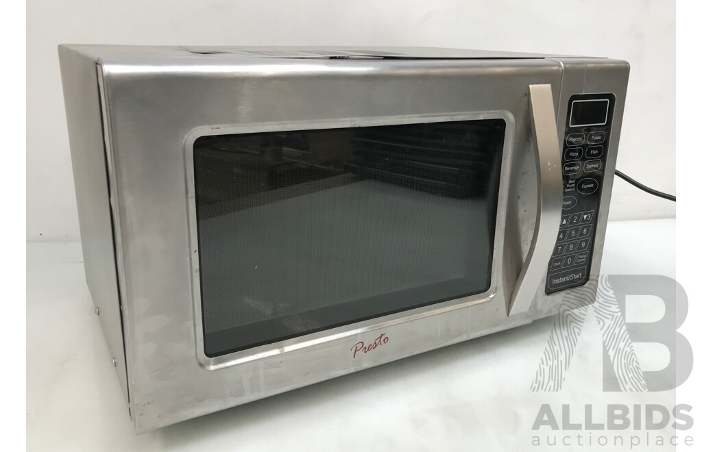 Presto 25L Stainless Steel Digital Microwave Oven