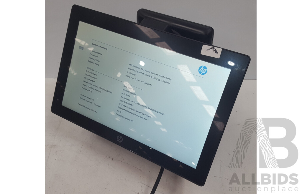 HP (9015) RP9 G1 Intel Core i5 - Lot 1582008 | ALLBIDS