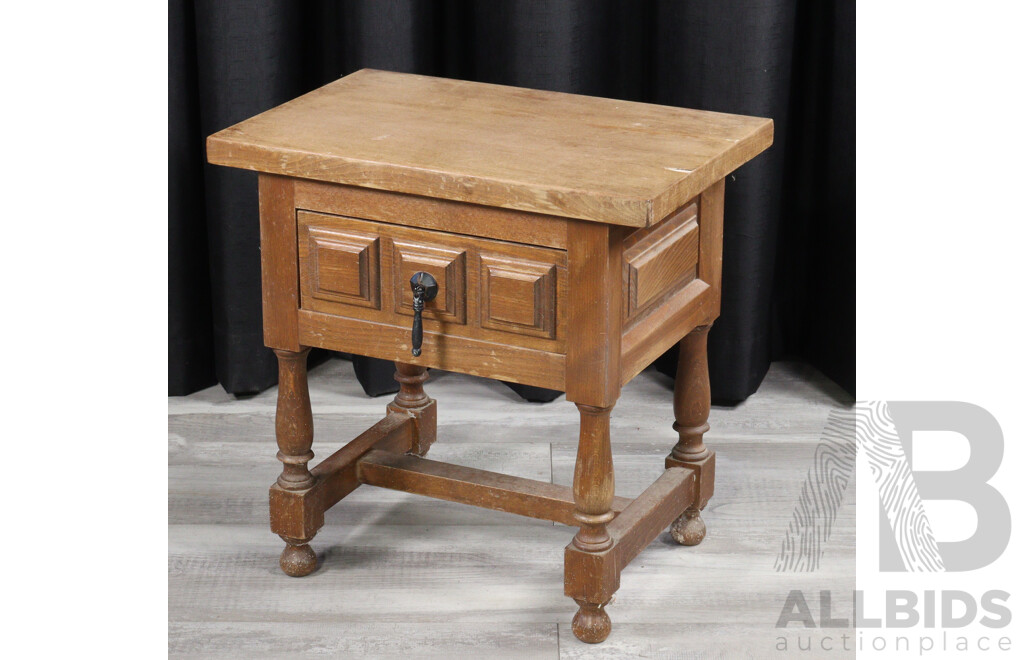 Small Timber Side Cabinet