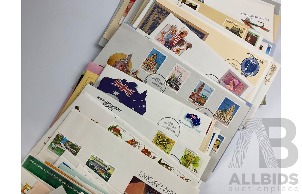 Collection of International Stamps and Covers Including Fist Day Covers, Australian 1980's, Hong Kong, Canada, Macau, Stamps, Germany, China Portugal, Timor, Brunei, USA Singapore and More