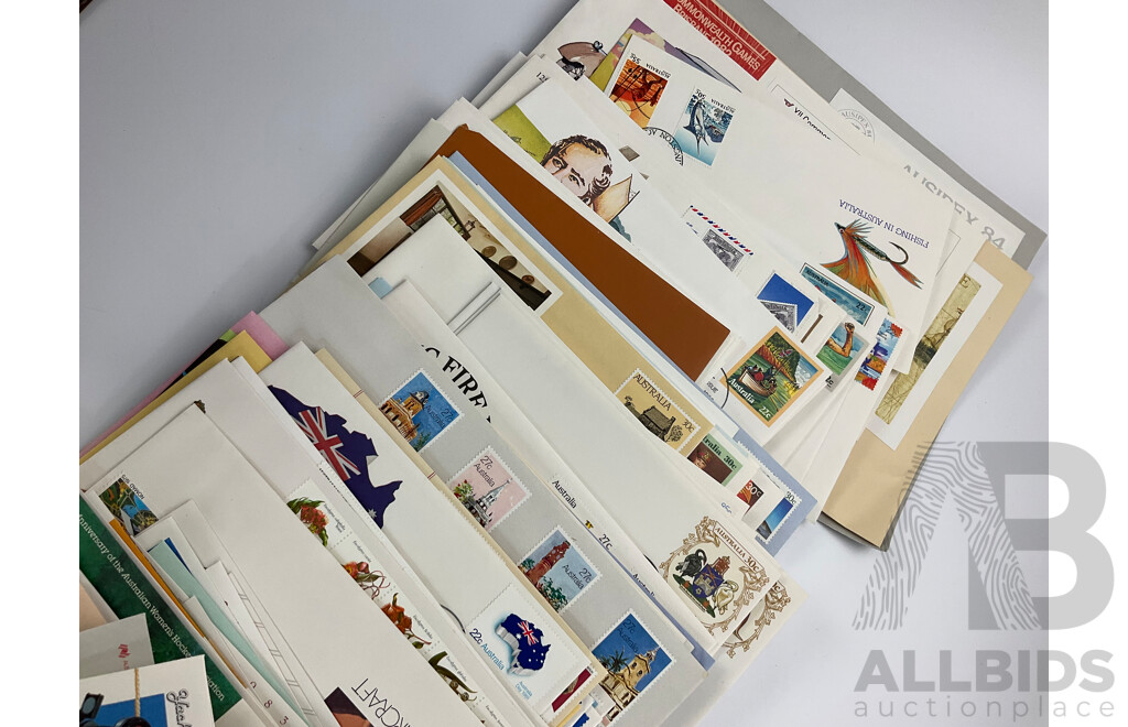 Collection of International Stamps and Covers Including Fist Day Covers, Australian 1980's, Hong Kong, Canada, Macau, Stamps, Germany, China Portugal, Timor, Brunei, USA Singapore and More