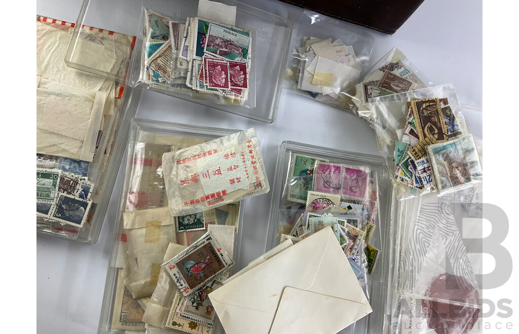 Collection of International Stamps and Covers Including Fist Day Covers, Australian 1980's, Hong Kong, Canada, Macau, Stamps, Germany, China Portugal, Timor, Brunei, USA Singapore and More