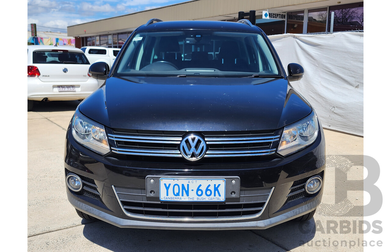 11/2014 Volkswagen Tiguan 132 TSI (4x4) 5NC MY15 4d Wagon Black 2.0L