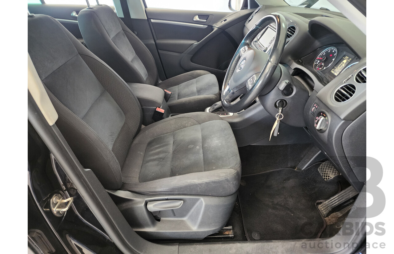 11/2014 Volkswagen Tiguan 132 TSI (4x4) 5NC MY15 4d Wagon Black 2.0L