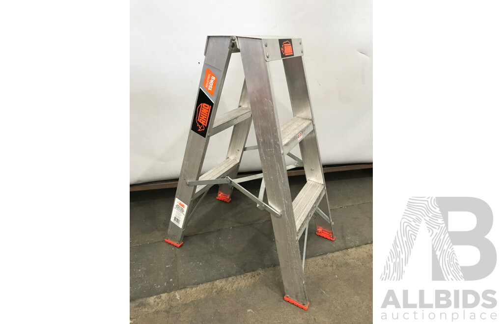 Rhino Industrial Double Sided Step Ladder