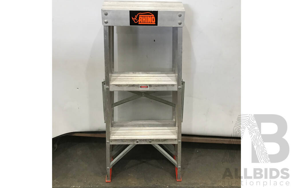 Rhino Industrial Double Sided Step Ladder