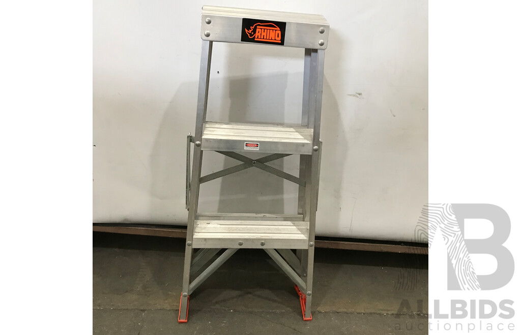 Rhino Industrial Double-Sided Step Ladder
