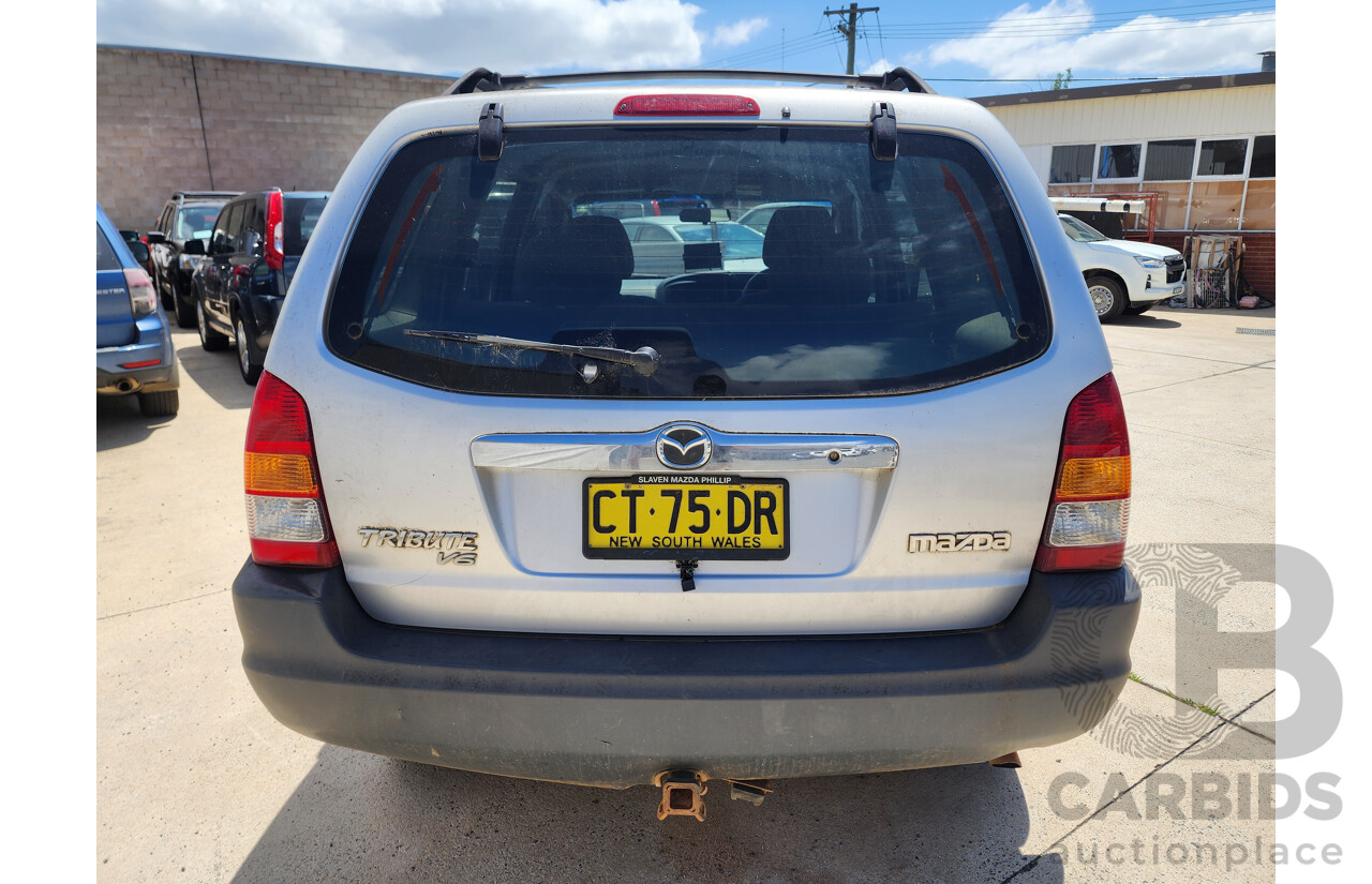 2/2003 Mazda Tribute Limited Sport  4d Wagon Silver 3.0L