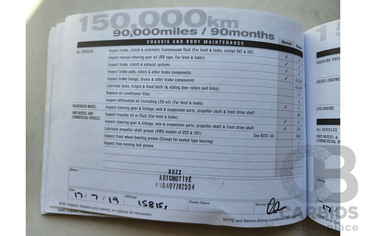 1/2012 Nissan X-Trail ST (fwd) T31 MY11 4d Wagon Blue 2.0L