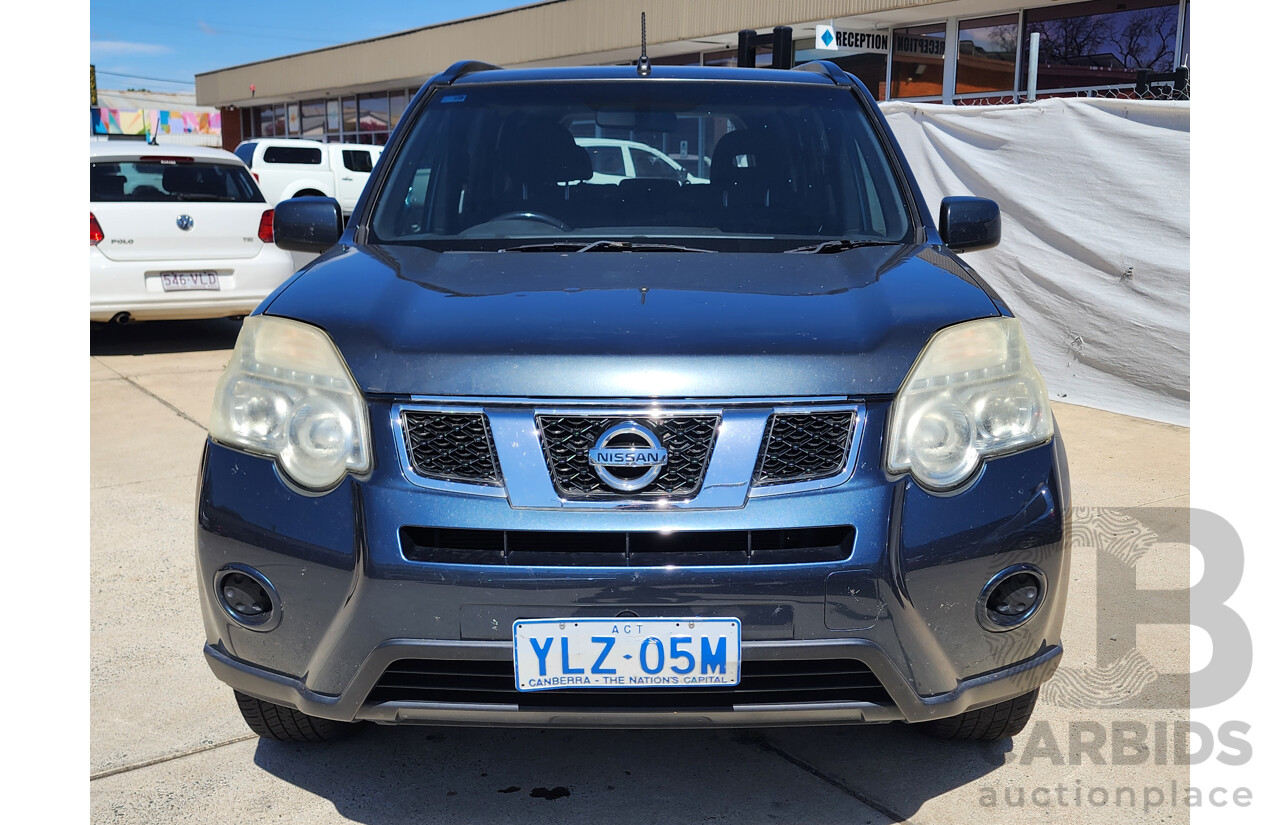 1/2012 Nissan X-Trail ST (fwd) T31 MY11 4d Wagon Blue 2.0L