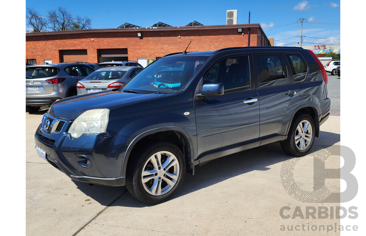 1/2012 Nissan X-Trail ST (fwd) T31 MY11 4d Wagon Blue 2.0L