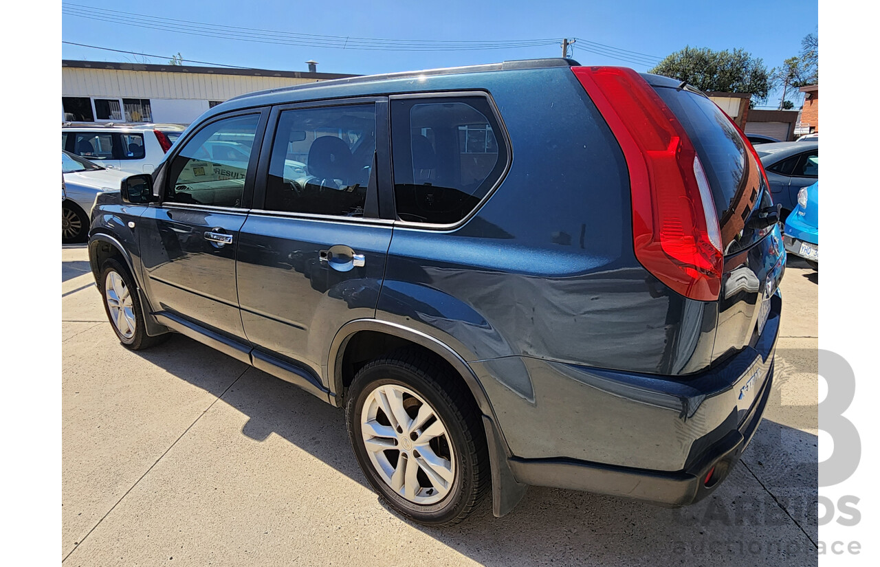 1/2012 Nissan X-Trail ST (fwd) T31 MY11 4d Wagon Blue 2.0L