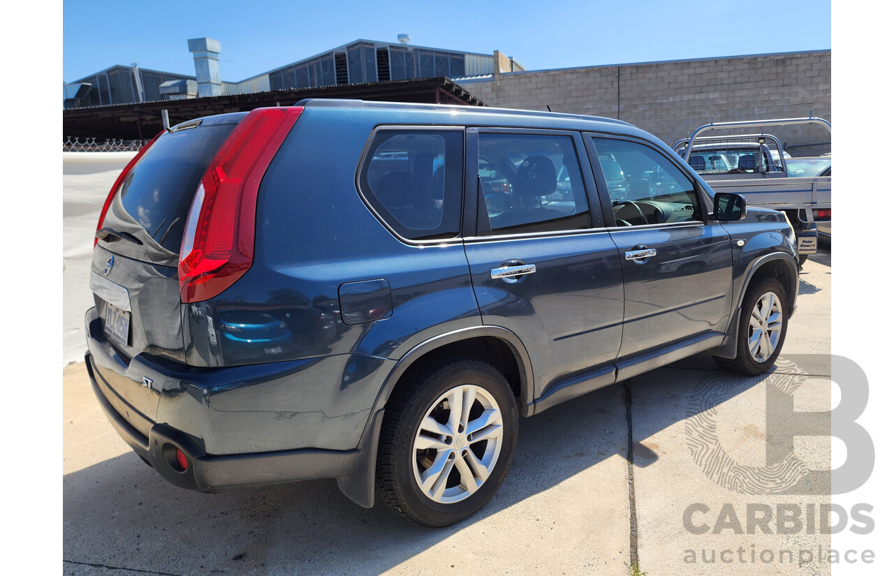 1/2012 Nissan X-Trail ST (fwd) T31 MY11 4d Wagon Blue 2.0L