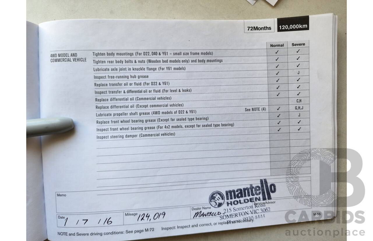 1/2012 Nissan X-Trail ST (fwd) T31 MY11 4d Wagon Blue 2.0L