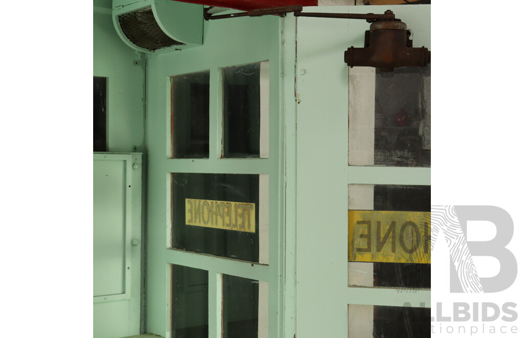 Vintage Red Australian Phone Box