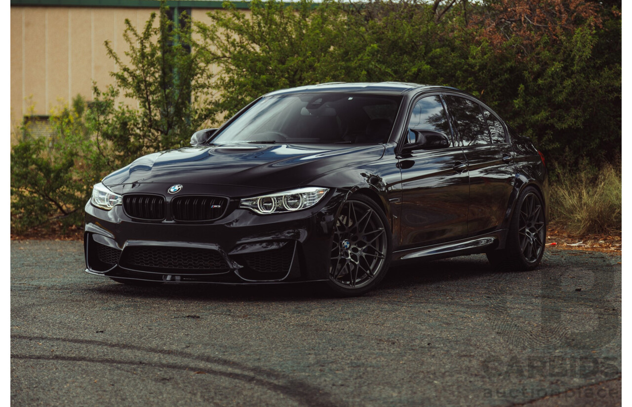 3/2017 BMW M3 Competition LCI F80 4d Sedan Black Sapphire Metallic Twin Turbo 3.0L
