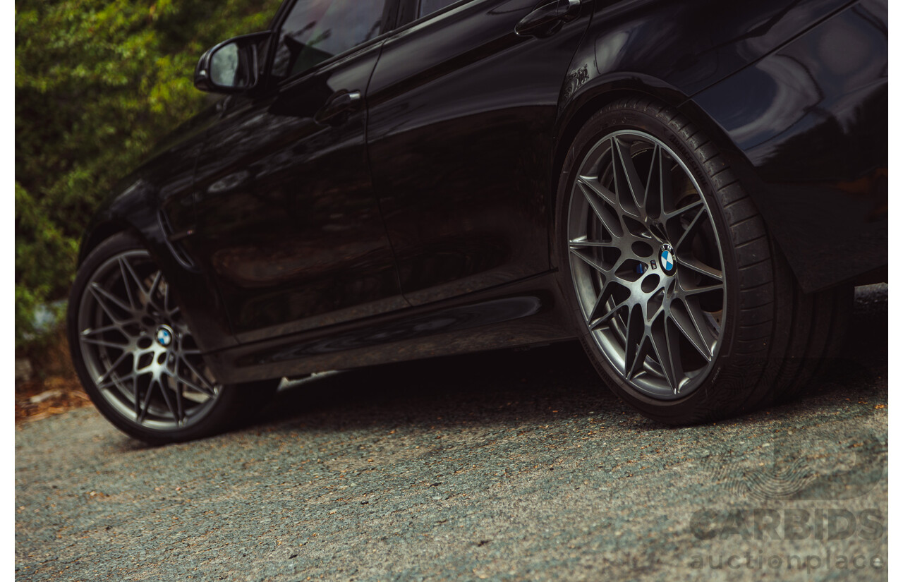 3/2017 BMW M3 Competition LCI F80 4d Sedan Black Sapphire Metallic Twin Turbo 3.0L