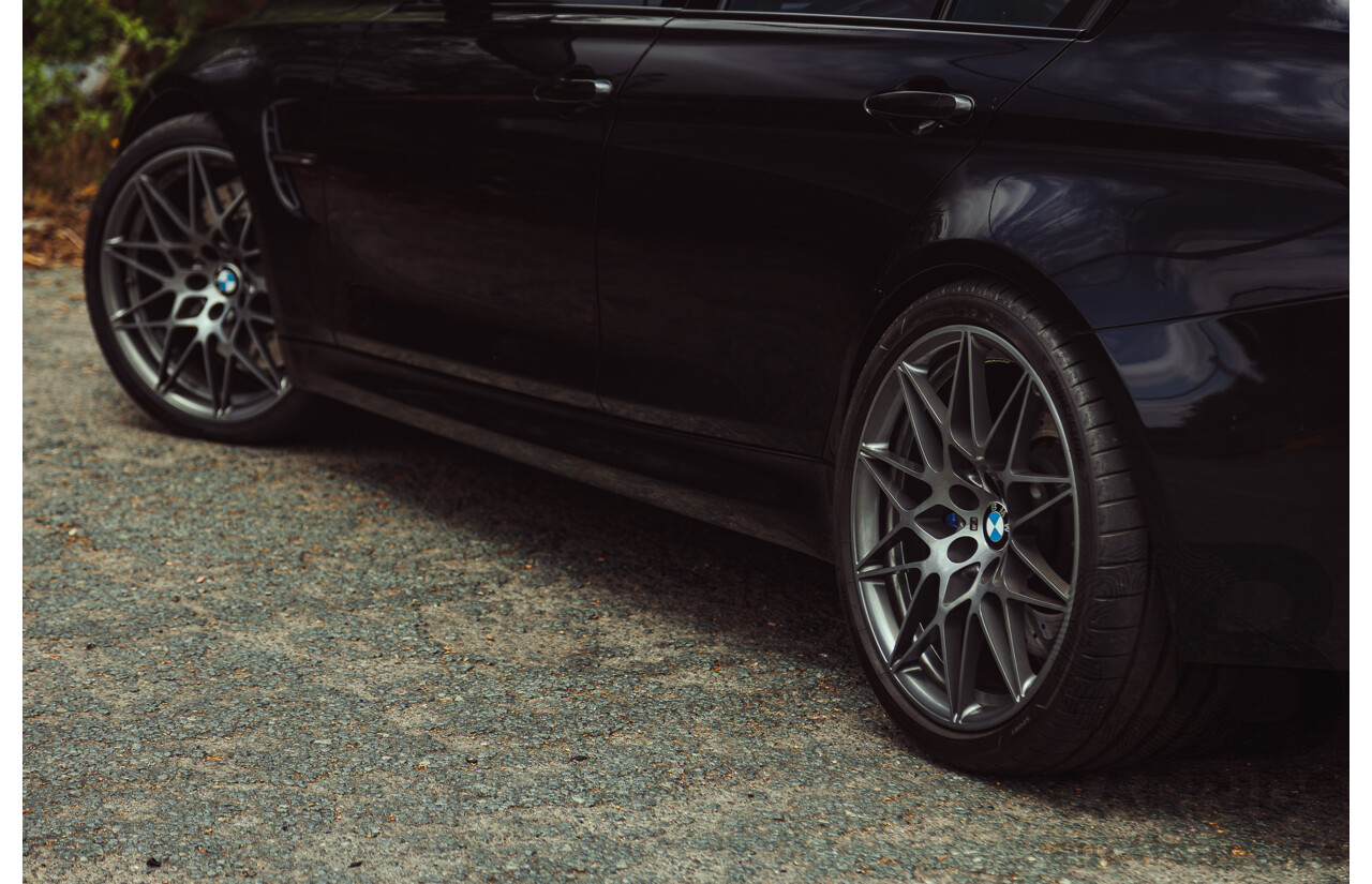 3/2017 BMW M3 Competition LCI F80 4d Sedan Black Sapphire Metallic Twin Turbo 3.0L