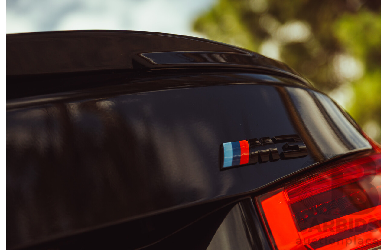 3/2017 BMW M3 Competition LCI F80 4d Sedan Black Sapphire Metallic Twin Turbo 3.0L