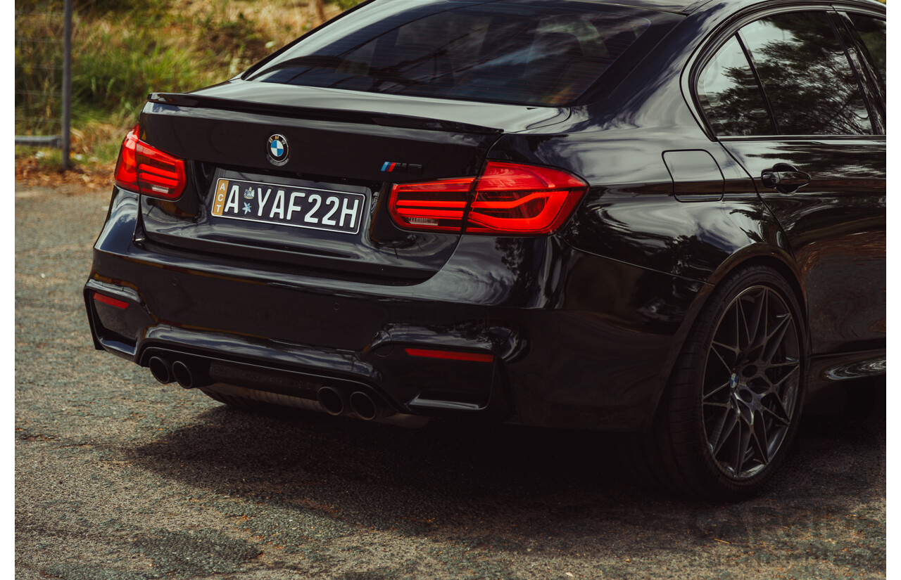 3/2017 BMW M3 Competition LCI F80 4d Sedan Black Sapphire Metallic Twin Turbo 3.0L