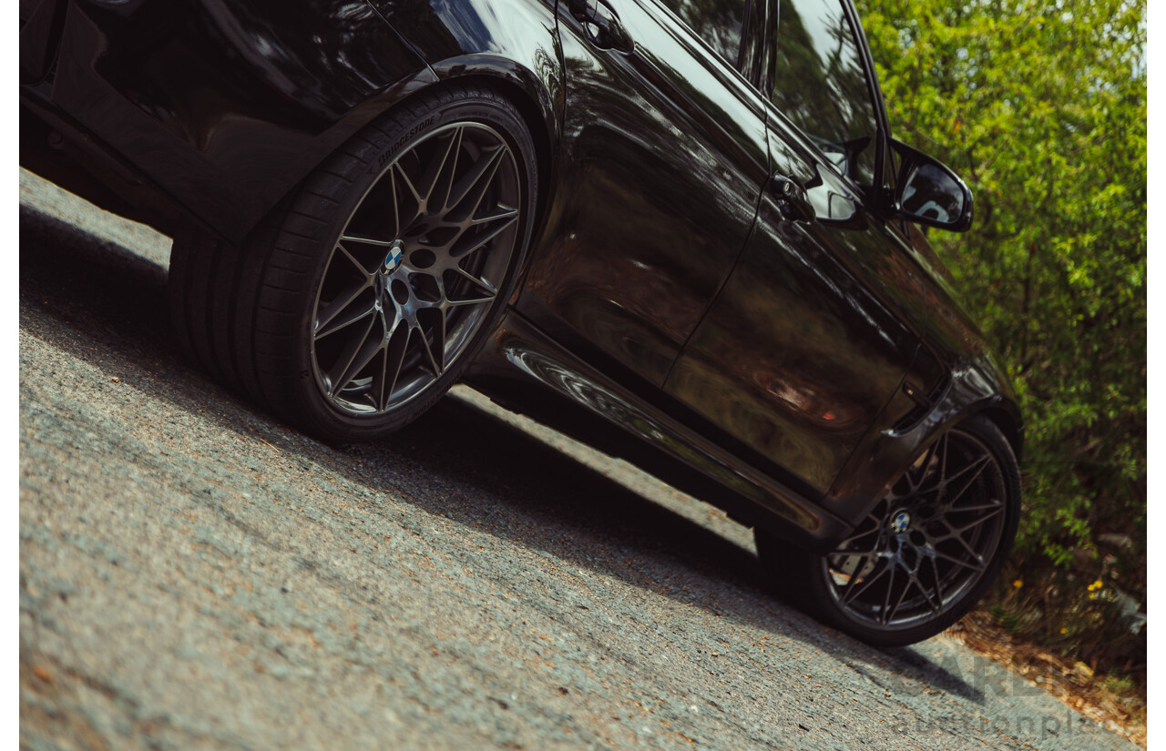 3/2017 BMW M3 Competition LCI F80 4d Sedan Black Sapphire Metallic Twin Turbo 3.0L