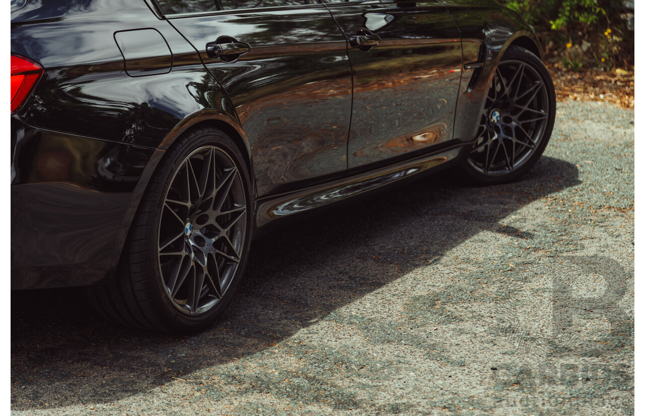 3/2017 BMW M3 Competition LCI F80 4d Sedan Black Sapphire Metallic Twin Turbo 3.0L