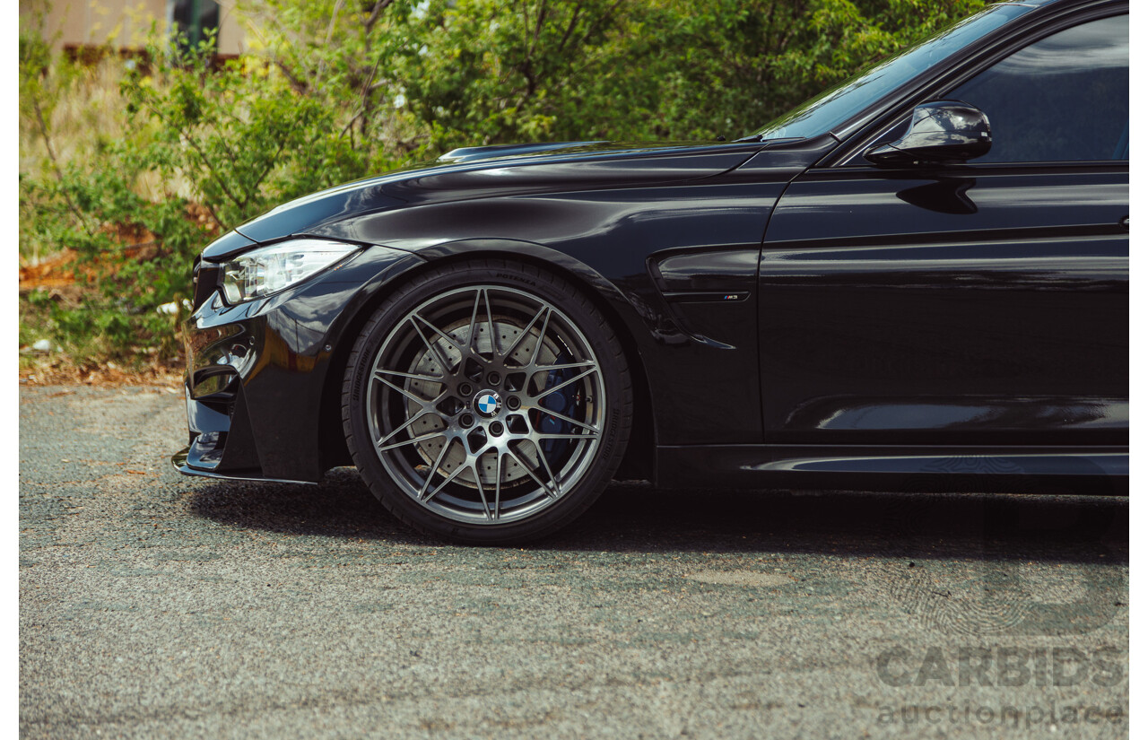 3/2017 BMW M3 Competition LCI F80 4d Sedan Black Sapphire Metallic Twin Turbo 3.0L