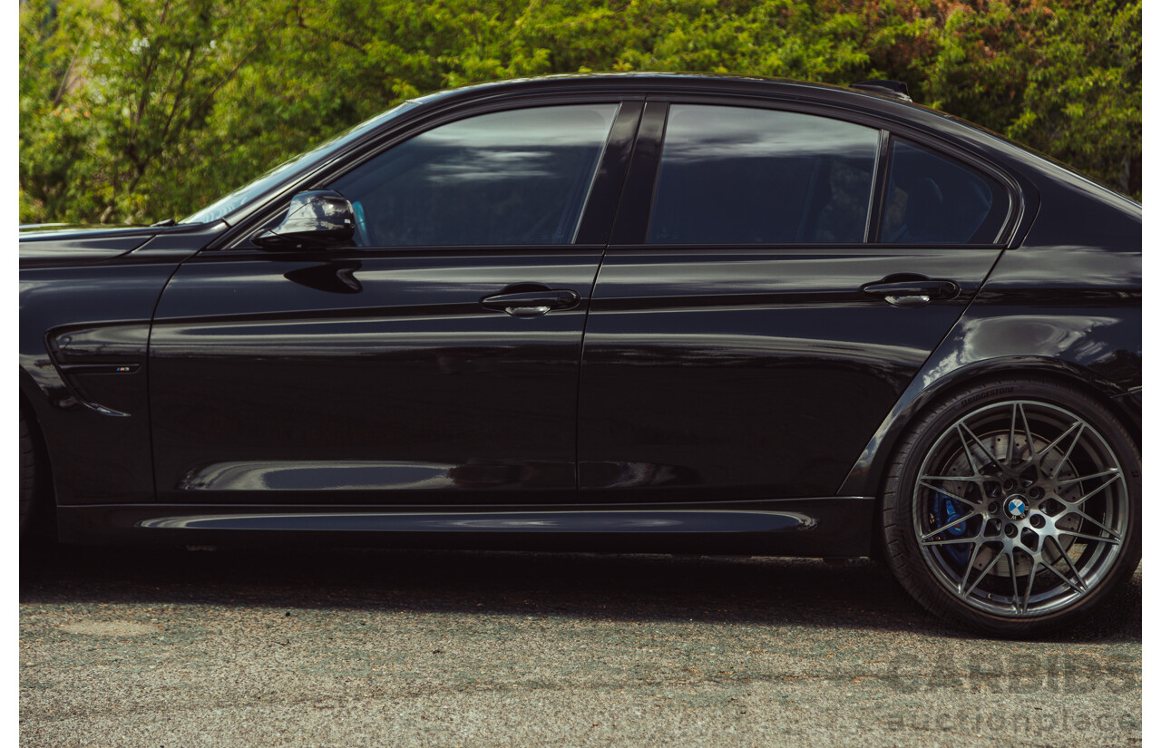 3/2017 BMW M3 Competition LCI F80 4d Sedan Black Sapphire Metallic Twin Turbo 3.0L