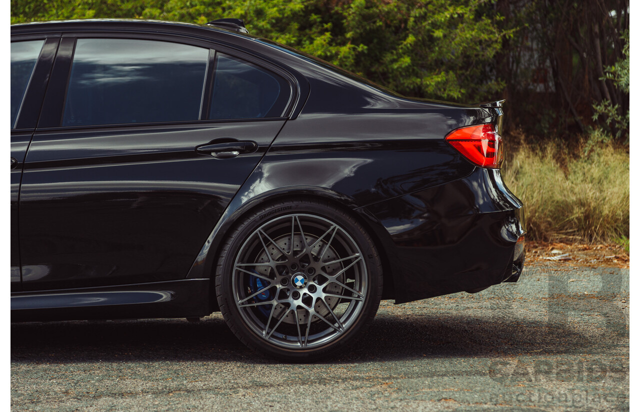 3/2017 BMW M3 Competition LCI F80 4d Sedan Black Sapphire Metallic Twin Turbo 3.0L