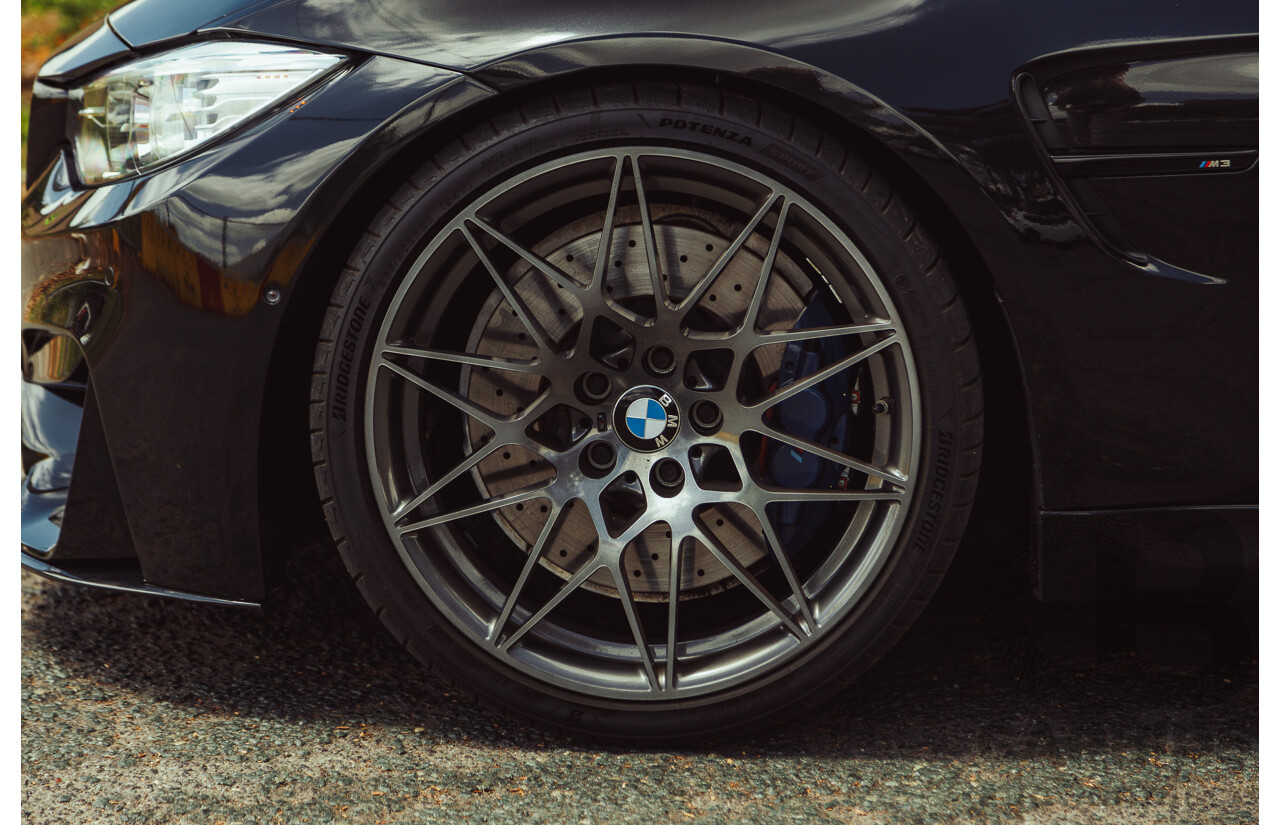 3/2017 BMW M3 Competition LCI F80 4d Sedan Black Sapphire Metallic Twin Turbo 3.0L