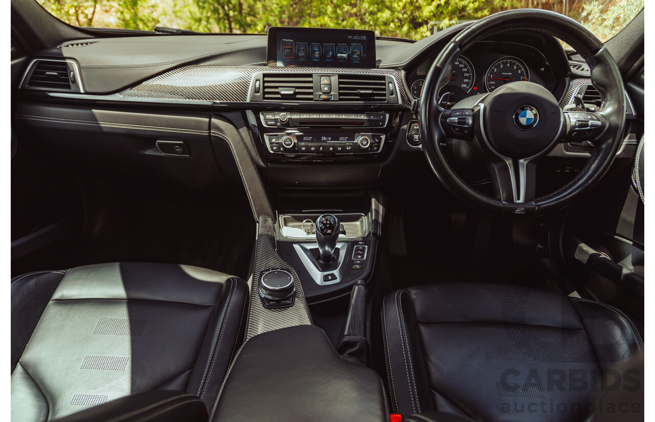 3/2017 BMW M3 Competition LCI F80 4d Sedan Black Sapphire Metallic Twin Turbo 3.0L