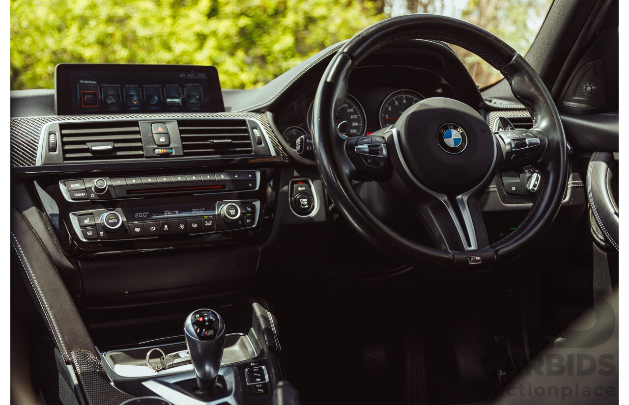 3/2017 BMW M3 Competition LCI F80 4d Sedan Black Sapphire Metallic Twin Turbo 3.0L