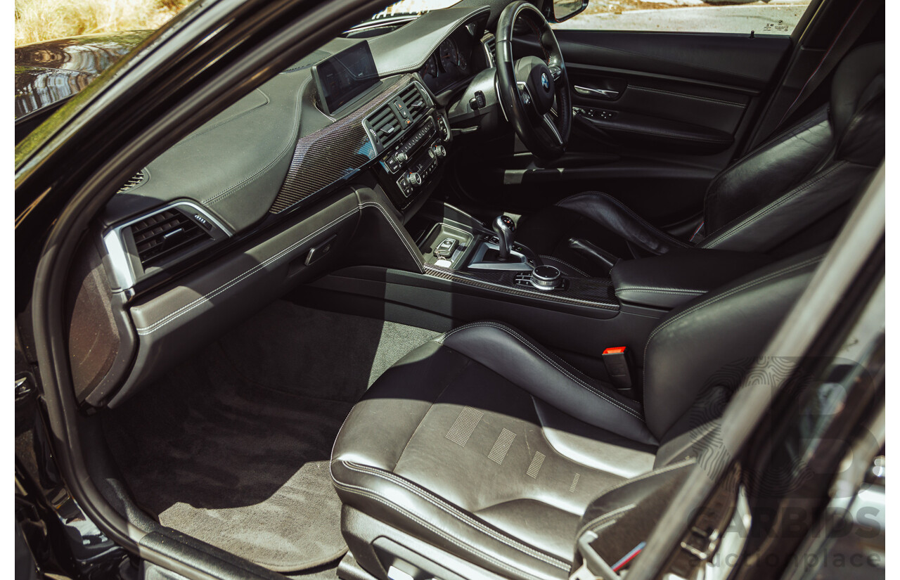 3/2017 BMW M3 Competition LCI F80 4d Sedan Black Sapphire Metallic Twin Turbo 3.0L