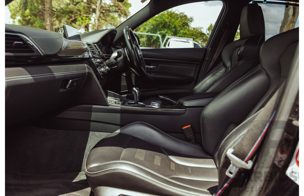 3/2017 BMW M3 Competition LCI F80 4d Sedan Black Sapphire Metallic Twin Turbo 3.0L