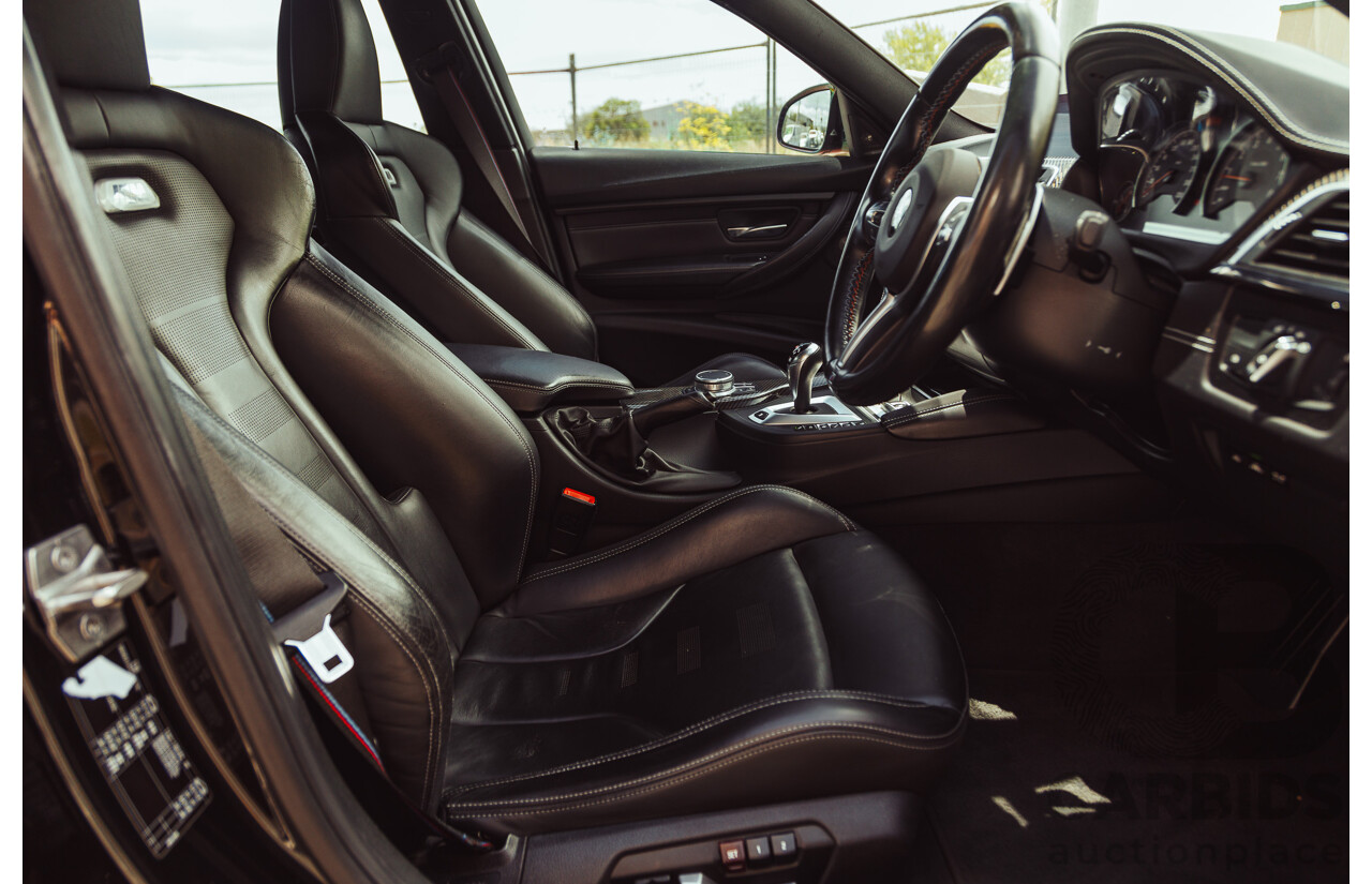 3/2017 BMW M3 Competition LCI F80 4d Sedan Black Sapphire Metallic Twin Turbo 3.0L