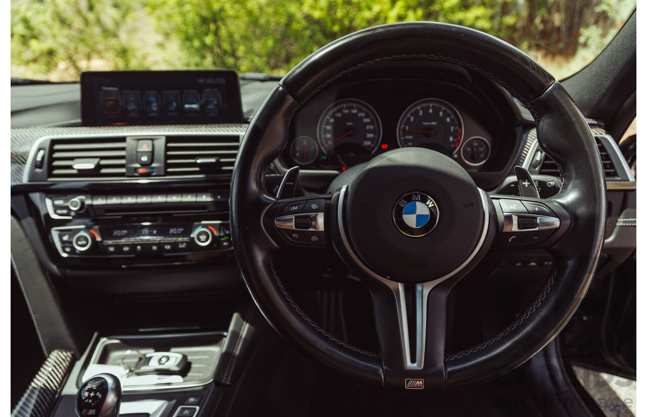 3/2017 BMW M3 Competition LCI F80 4d Sedan Black Sapphire Metallic Twin Turbo 3.0L