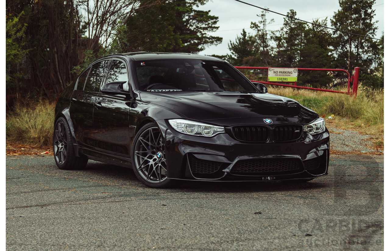 3/2017 BMW M3 Competition LCI F80 4d Sedan Black Sapphire Metallic Twin Turbo 3.0L