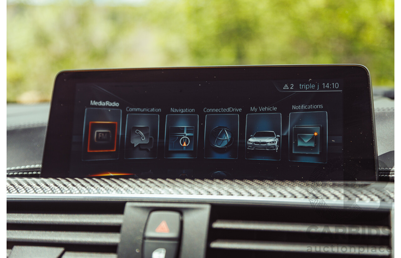 3/2017 BMW M3 Competition LCI F80 4d Sedan Black Sapphire Metallic Twin Turbo 3.0L