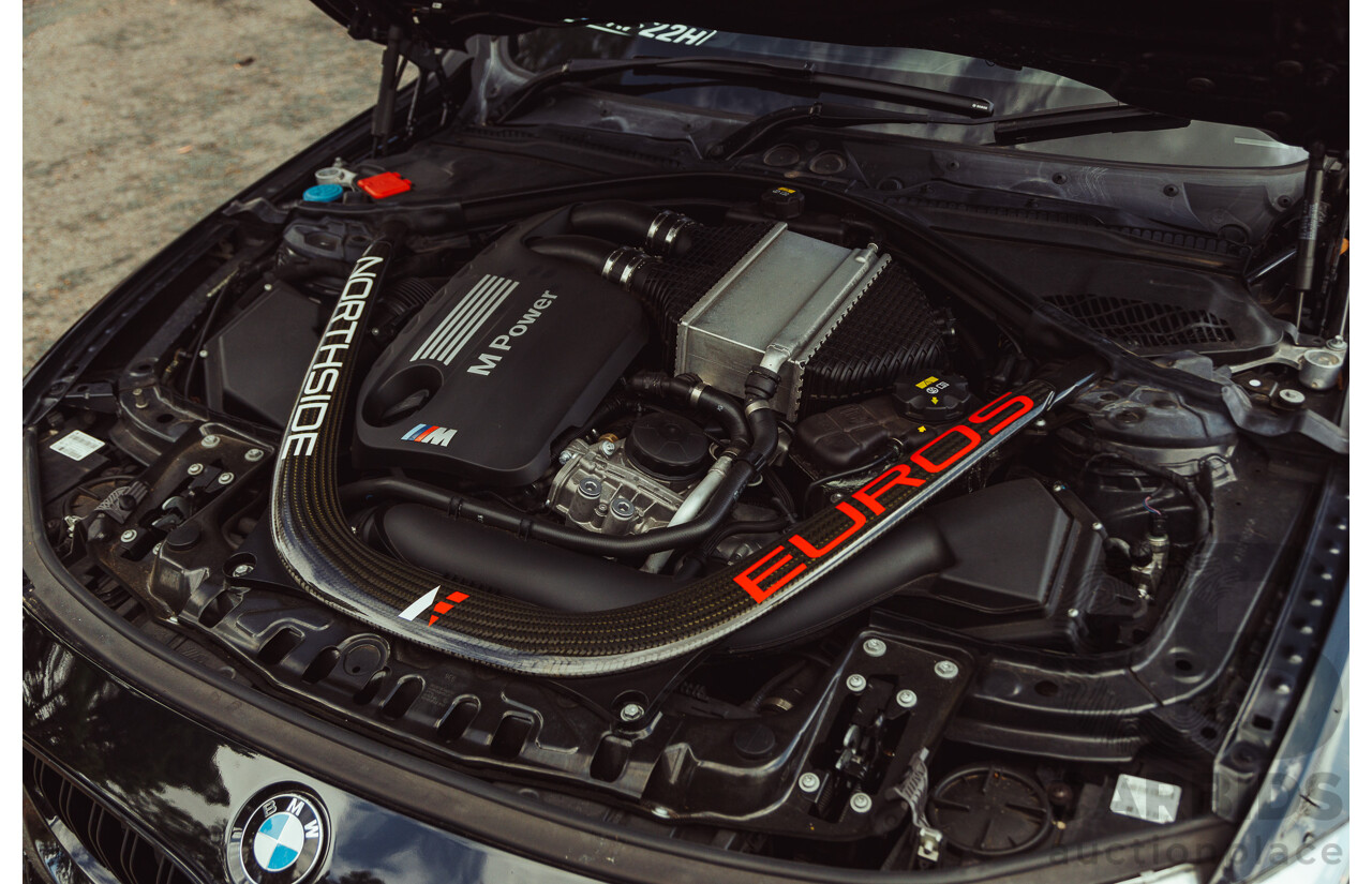 3/2017 BMW M3 Competition LCI F80 4d Sedan Black Sapphire Metallic Twin Turbo 3.0L