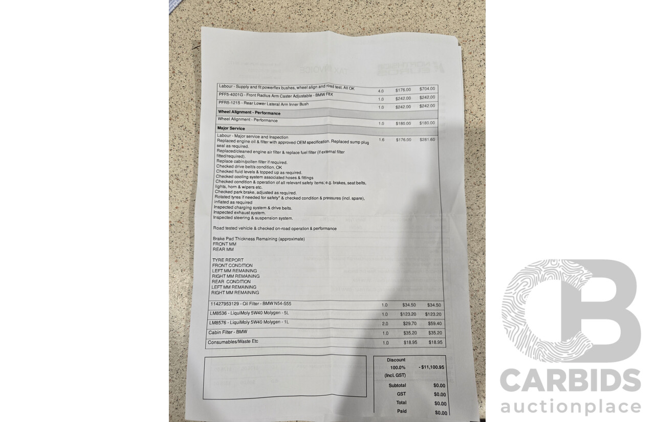 3/2017 BMW M3 Competition LCI F80 4d Sedan Black Sapphire Metallic Twin Turbo 3.0L