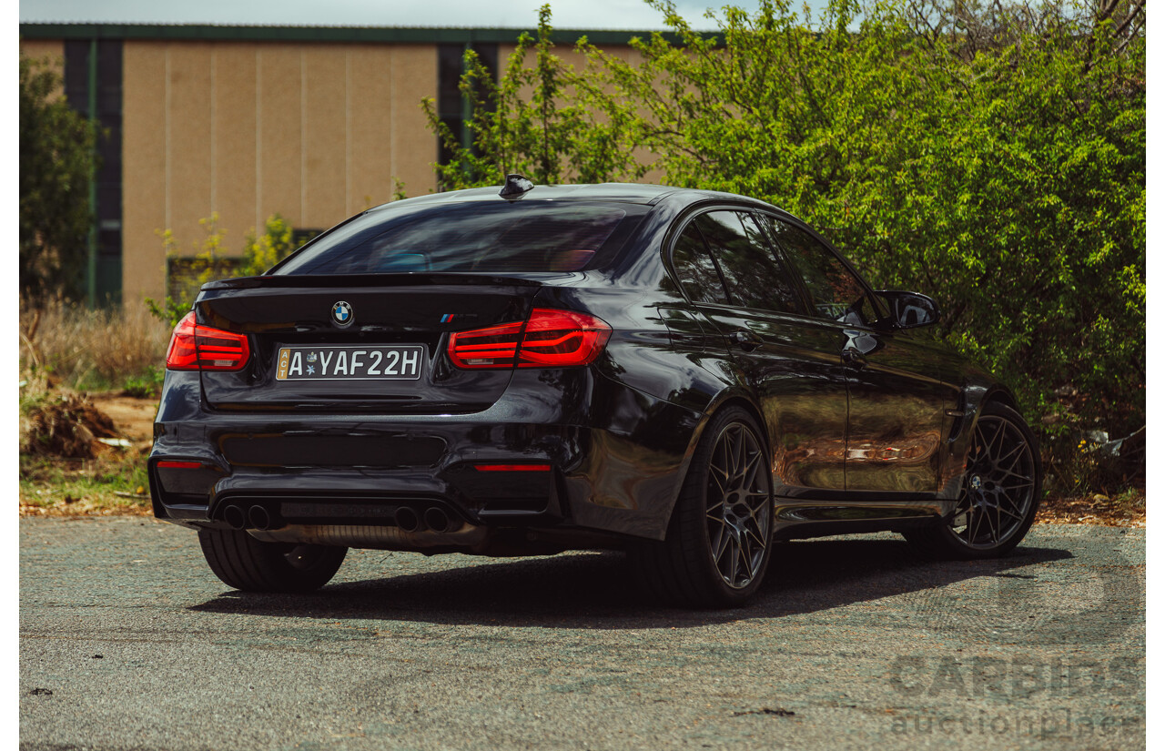 3/2017 BMW M3 Competition LCI F80 4d Sedan Black Sapphire Metallic Twin Turbo 3.0L