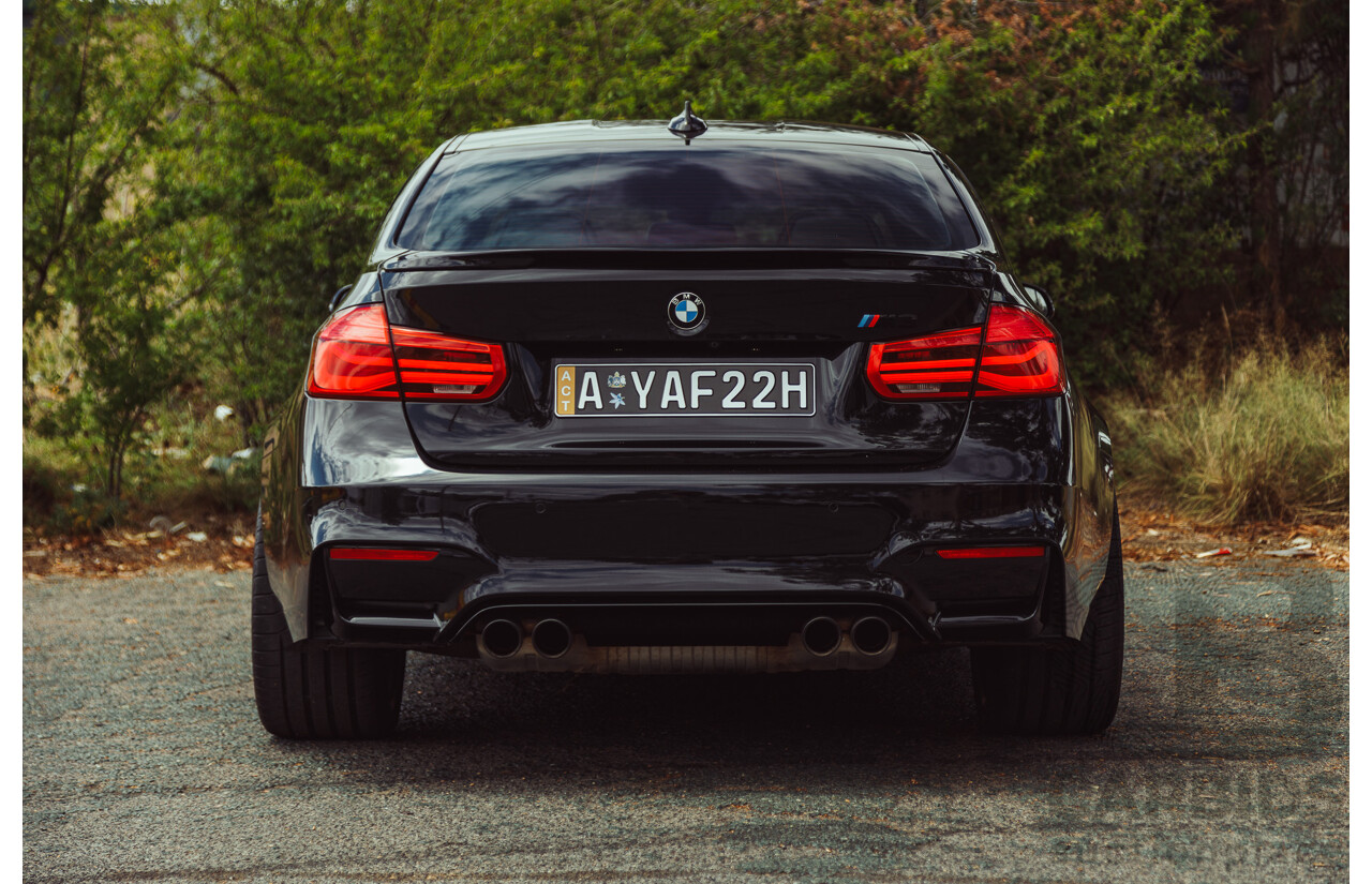 3/2017 BMW M3 Competition LCI F80 4d Sedan Black Sapphire Metallic Twin Turbo 3.0L