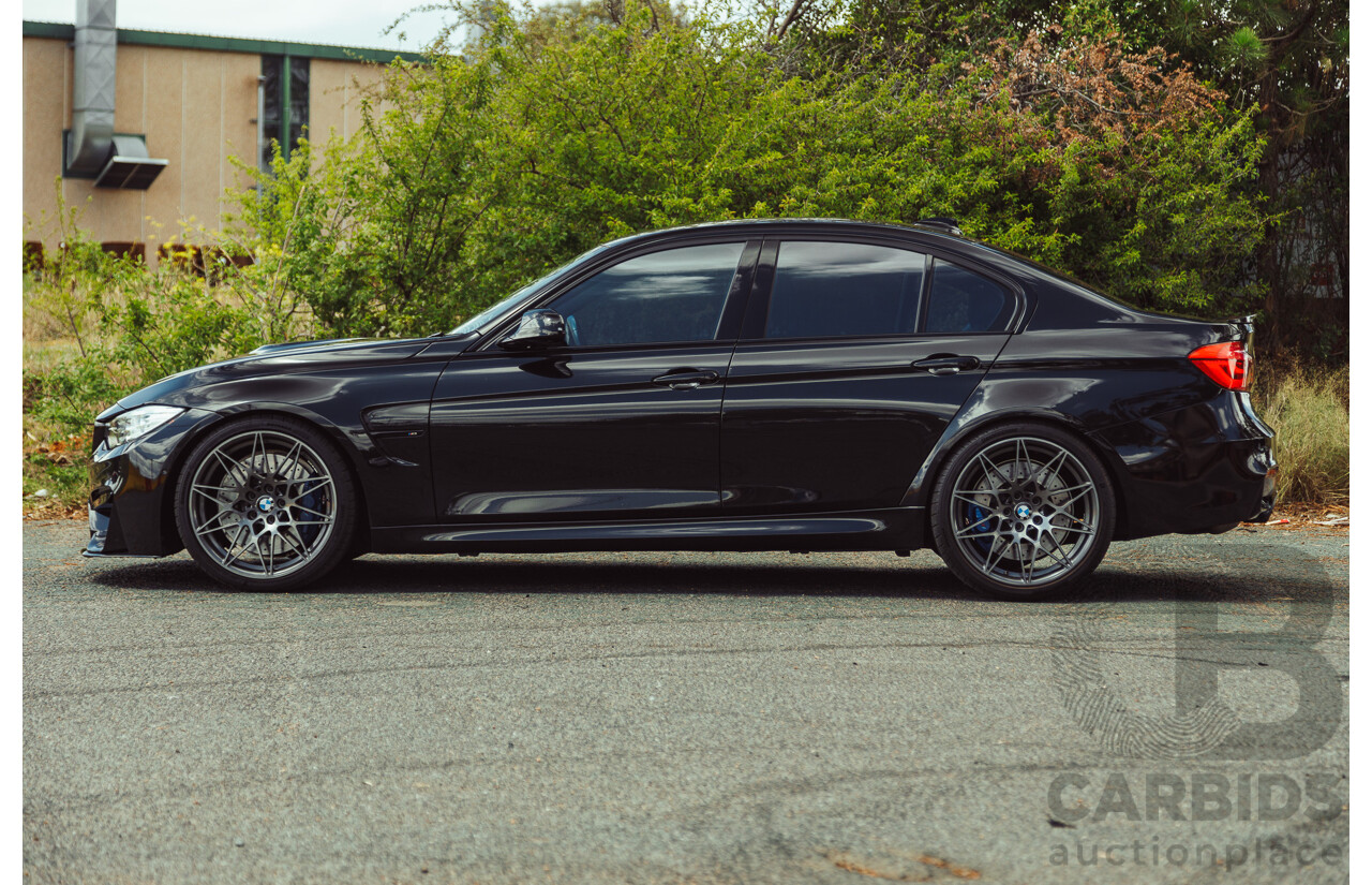 3/2017 BMW M3 Competition LCI F80 4d Sedan Black Sapphire Metallic Twin Turbo 3.0L